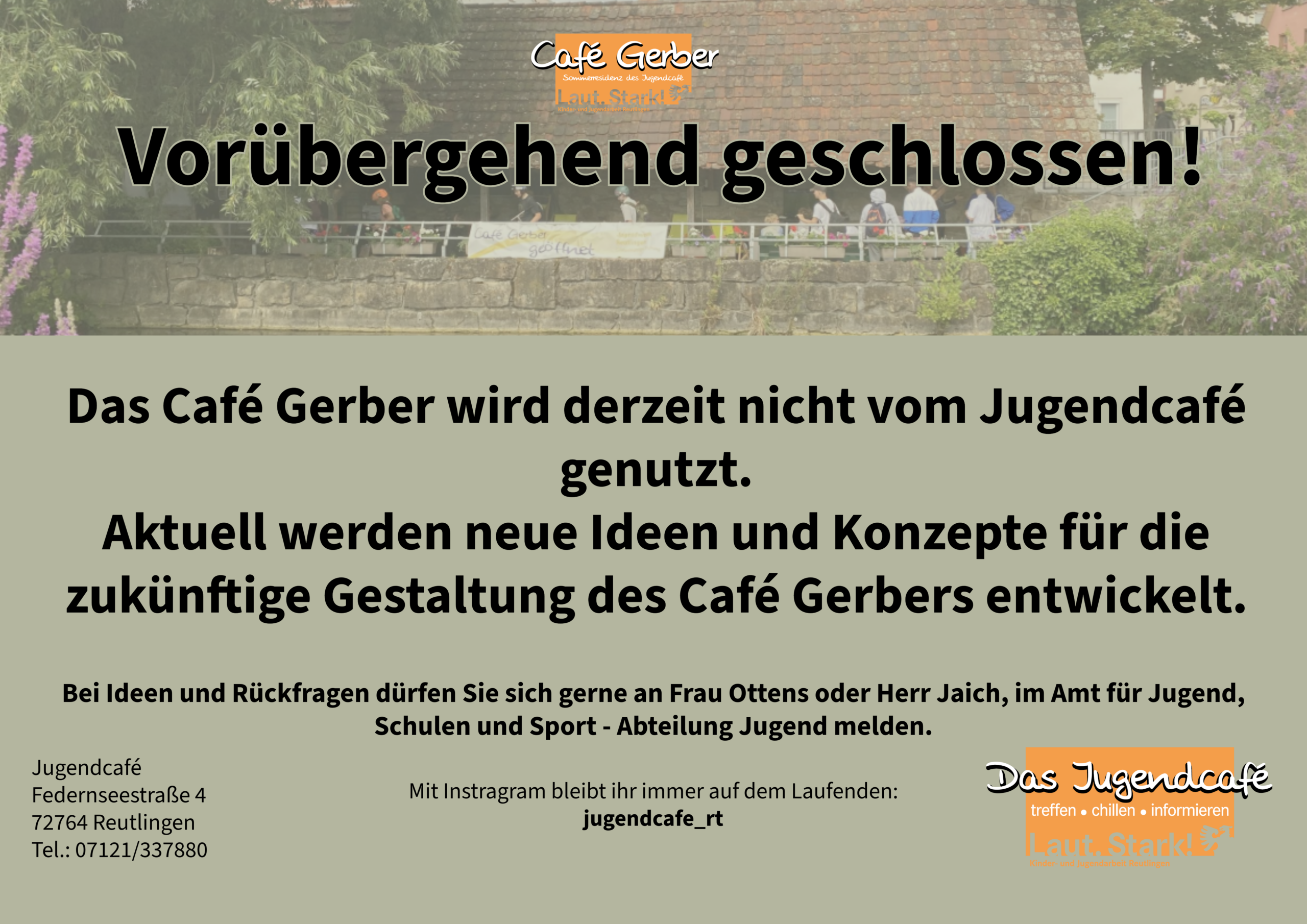 Café Gerber geschlossen