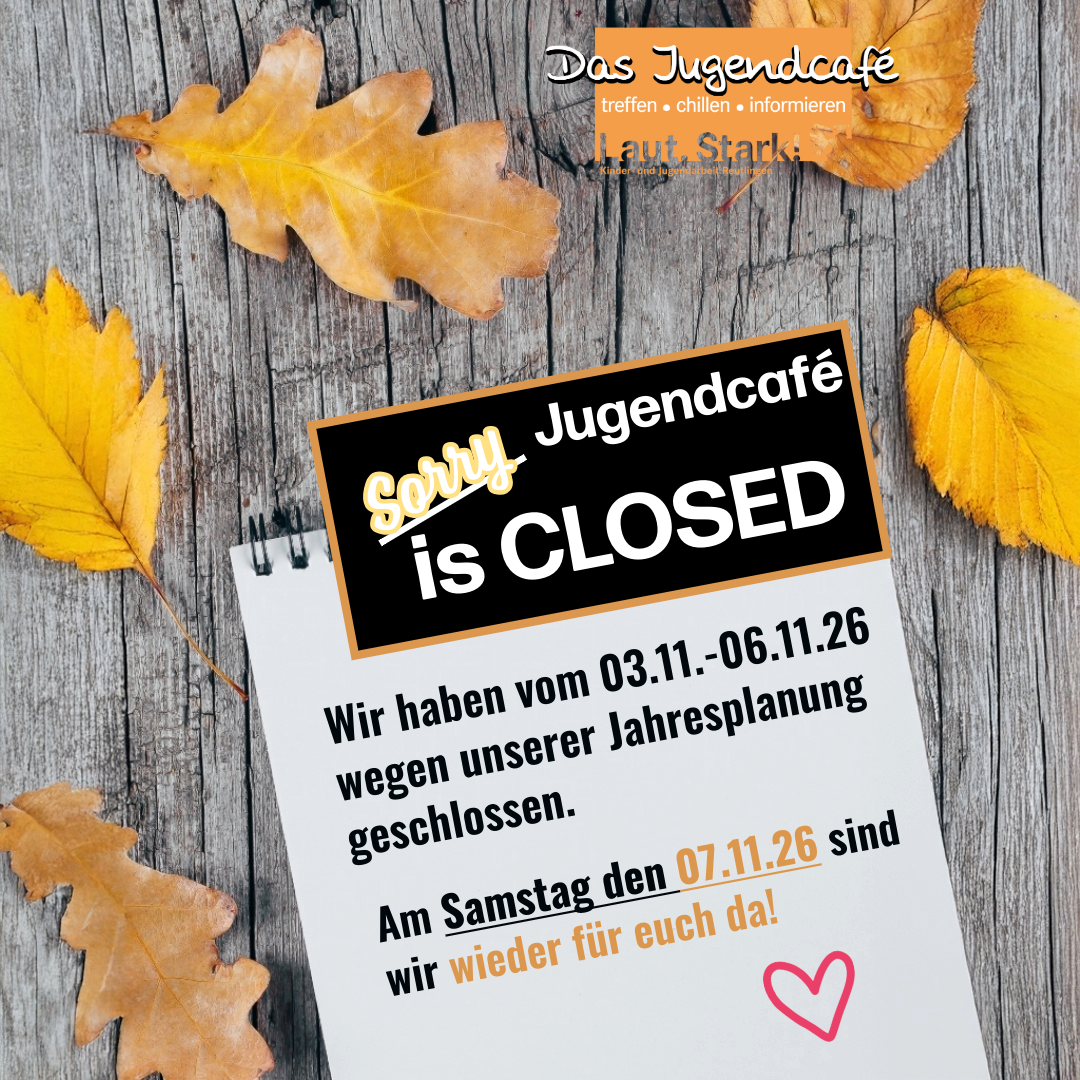 Jugendcafé geschlossen